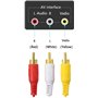 Yiany Câble HDMI vers AV, 1080P HDMI mâle vers 3-RCA Audio Vidéo Convertisseur Câble AV Composants Adaptateur pour HDTV DVD - 1,