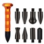 Outils GS PDR Kit de débosselage de carrosserie sans peinture de10 articles. Marteau en caoutchouc, pointeaux. Pour débosselage 