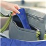 5 Pièces Ensemble de Couverts Camping avec Cuillère Fourchette Couteau Ouvre-bouteille Sac de Rangement Set, Portable en Acier I