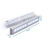 KEWUZY Lampe Detecteur De Mouvement Interieur, Lot De 2 Lampe 10 LED Sans Fil, Lampe Rechargeable USB Détecteurs De Mouvement Av