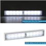 KEWUZY Lampe Detecteur De Mouvement Interieur, Lot De 2 Lampe 10 LED Sans Fil, Lampe Rechargeable USB Détecteurs De Mouvement Av