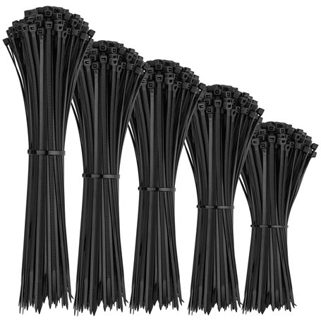 1000 Pièces Collier de Serrage Plastique