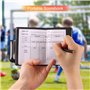 Cartes d'Arbitre de Football, 2 Métal Sifflet Arbitre, Cartons Jaune et Rouge Carton Arbitre Set Carton Arbitre Kit avec Carte d