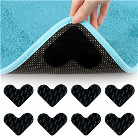 VMUTGA Rug Grippers 8 Pcs Anti Derapant Tapis Réutilisable et Lavable Antiderapant Autocollants de Tapis