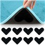 VMUTGA Rug Grippers 8 Pcs Anti Derapant Tapis Réutilisable et Lavable Antiderapant Autocollants de Tapis
