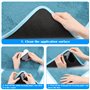 VMUTGA Rug Grippers 8 Pcs Anti Derapant Tapis Réutilisable et Lavable Antiderapant Autocollants de Tapis, Adhésif Puissant, Anti