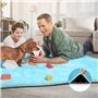 VMUTGA Rug Grippers 8 Pcs Anti Derapant Tapis Réutilisable et Lavable Antiderapant Autocollants de Tapis, Adhésif Puissant, Anti