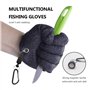 Carreneu Gants de pêche, gants d'atterrissage brochet - Gants de pêche imperméables - Livré avec 2 paires de boucles magnétiques