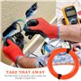 20M Tire Fil Electrician, 4mm Tire Fils Electrique Aiguille Nylon, Aiguille Electricien avec 2 Ressorts de Guidage, Câble de Fil