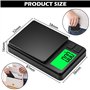 Mini Balance de Précision avec Écran LCD Rétroéclairé Balance de Poche 7 Unités Foncti