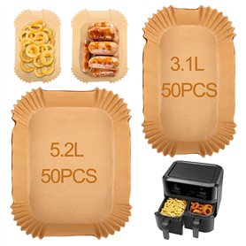 TNOMSNO Papier Cuisson Air Fryer pour Moulinex EZ901820 5.2/3.1 L
