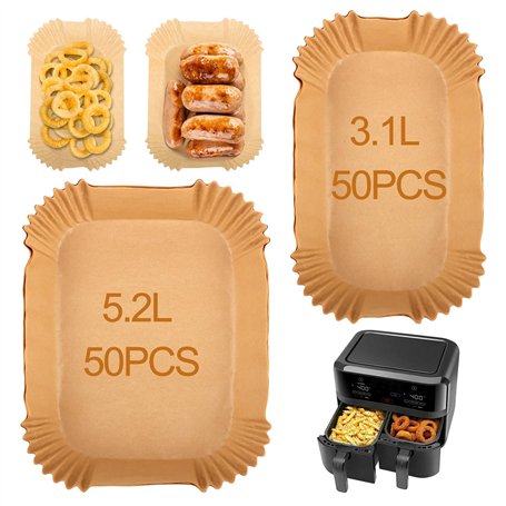 TNOMSNO Papier Cuisson Air Fryer pour Moulinex EZ901820 5.2/3.1 L