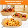 TNOMSNO Papier Cuisson Air Fryer pour Moulinex EZ901820 5.2/3.1 L, Air Fryer papier Cuisson pour Lakeland Tower Salter, Air Frye