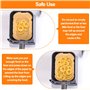 TNOMSNO Papier Cuisson Air Fryer pour Moulinex EZ901820 5.2/3.1 L, Air Fryer papier Cuisson pour Lakeland Tower Salter, Air Frye