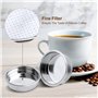 Porte Filtre à Café Filtre à Café en Acier Inoxydable 51mm