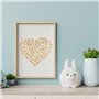 TNOMSNO 300pcs Lettre en Bois, Tuiles de Lettre en Bois A-Z Tuiles de Lettre en Bois, Lettre en Bois pour L'Apprentissage, L'Art