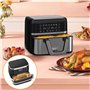 TNOMSNO 150 Pièces Papier Cuisson Air Fryer Ninja 10.4L, Papier Cuisson pour Ninja Foodi Flex Air Fryer AF500EU, Papier Friteuse