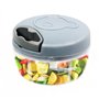 Hachoir à oignons manuel 500 ml avec 3 lames en acier inoxydable