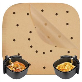 100 Feuilles Papier pour Friteuse à Air