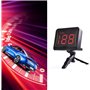 OYE Radar de Vitesse de rondelle et de Balle de Hockey avec Affichage LED à Chiffres Rouges,Radar de Vitesse de tir avec Radar D