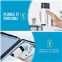 Raelunyi Defroisseur Vapeur Vertical, Pliable Fer à Vapeur de Voyage Léger et Portable, Vapeur Steamer Convient à Tous les Tissu