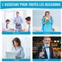 Raelunyi Defroisseur Vapeur Vertical, Pliable Fer à Vapeur de Voyage Léger et Portable, Vapeur Steamer Convient à Tous les Tissu