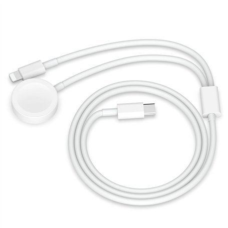 2 en 1 Chargeur USB C pour Apple Watch