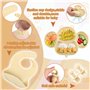 Assiette Ventouse pour Bébé Assiette Enfant avec Ventouse