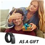 KRYMSON Ceinture Sans Trous Pour Homme - Cuir Noir Avec Boucle Automatique - Réglable Pour Costume