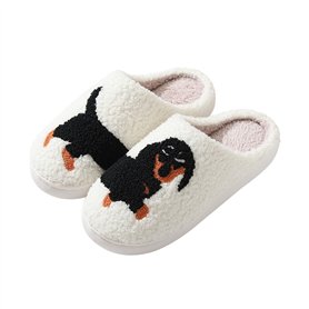 HDGSAFD 1 Paire De Pantoufles Teckel