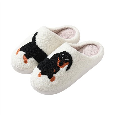 HDGSAFD 1 Paire De Pantoufles Teckel