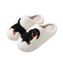 HDGSAFD 1 Paire De Pantoufles Teckel