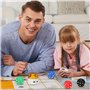 HDGSAFD Pack De 4 Dés en Bois, Gros Dés, Jeu De Lancer, Jouet Éducatif, Support De Jeu Interactif
