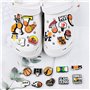 CHROMACRAFT 25 Pièces Accessoires De Chaussures De Basket-Ball, Accessoires De Chaussures Créatifs, Accessoires De Chaussures De