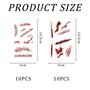 Autocollants De Tatouage De Simulation Créative