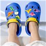18 Pièces Décorations De Chaussures De Dinosaure Lumineuses, Fleurs De Chaussures D'Animaux De Dessin Animé, Boucles De Chaussur