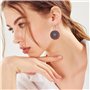SLEEKEE 2 Paires De Boucles d'oreilles en Bois Style Ethnique, Boucles d'oreilles Vintage, Boucles d'oreilles Créoles, Boucles d