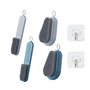 2 brosses à linge et 2 brosses de lavage pour chaussures avec 2 crochets adhésifs