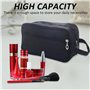 1 trousse de toilette pour homme avec 2 mousquetons, sac de douche, trousse de toilette de voyage, trousse de toilette, sac de t
