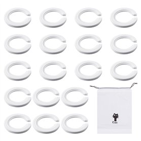 Lot de 18 accessoires de fixation pour abat-jour avec un sac de rangement