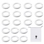 Lot de 18 accessoires de fixation pour abat-jour avec un sac de rangement