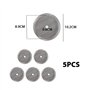 Lot de 5 filtres de rechange pour cafetière à piston - Filtre à café en acier inoxydable - Réutilisables pour cafetière à piston