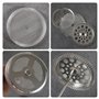 Lot de 5 filtres de rechange pour cafetière à piston - Filtre à café en acier inoxydable - Réutilisables pour cafetière à piston