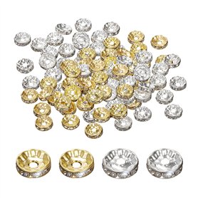 MAXQUU Lot de 200 perles d'espacement