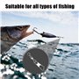 MAXQUU 100 pièces émerillons de pêche émerillons de pêche en mer Adaptateur de matériel de pêche Adaptateur de Boucle d'alpinism