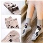 chaussettes en coton pour femmes