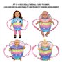 MAXQUU 1 porte-poupée pour bébé - En peluche - Bretelles doubles réglables - Accessoire pratique pour poupée - Cadeau d'annivers