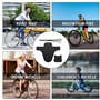 JTMKYO Lot de 2 garde-boue noirs pour vélo, garde-boue de VTT, garde-boue avant et arrière, compatibles avec la plupart des vélo
