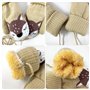 Moufles pour Tout-petits Animaux Moufles Épaissies