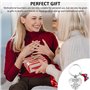 NyxSeat Lot de 2 porte-clés papillon, porte-clés inspirants pour femmes, cadeaux d'encouragement, porte-clés en acier inoxydable